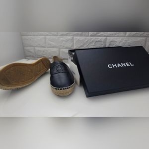Chanel espadrilles black size 40